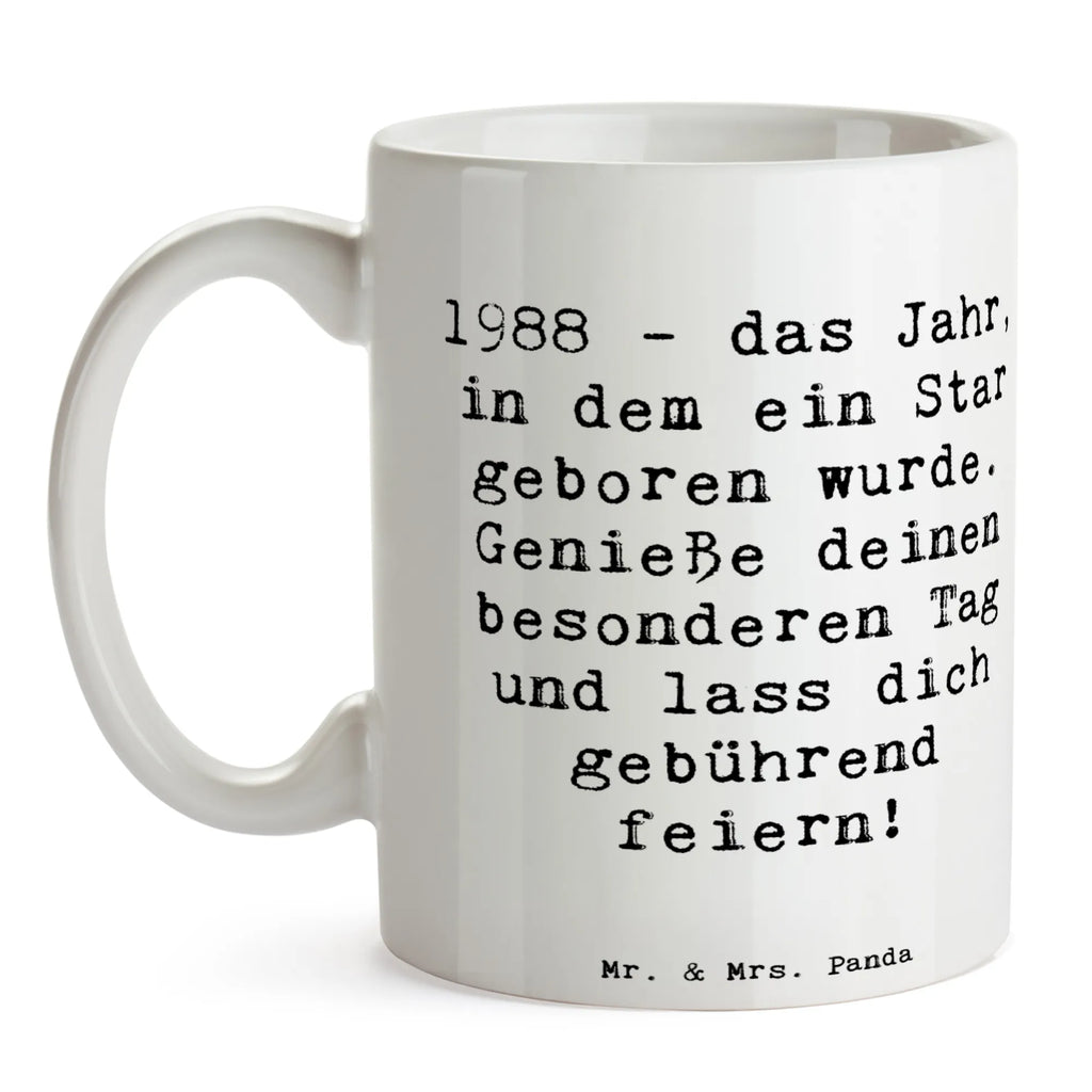 Tasse Spruch 1988 Geburtstag Tasse, Kaffeetasse, Teetasse, Becher, Kaffeebecher, Teebecher, Keramiktasse, Porzellantasse, Büro Tasse, Geschenk Tasse, Tasse Sprüche, Tasse Motive, Kaffeetassen, Tasse bedrucken, Designer Tasse, Cappuccino Tassen, Schöne Teetassen, Geburtstag, Geburtstagsgeschenk, Geschenk