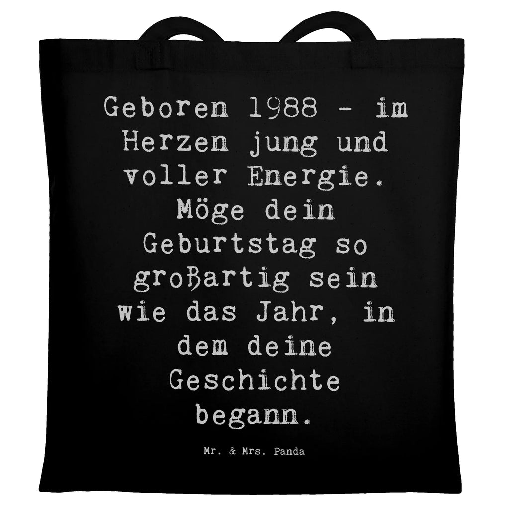 Tragetasche Spruch 1988 Geburtstag Beuteltasche, Beutel, Einkaufstasche, Jutebeutel, Stoffbeutel, Tasche, Shopper, Umhängetasche, Strandtasche, Schultertasche, Stofftasche, Tragetasche, Badetasche, Jutetasche, Einkaufstüte, Laptoptasche, Geburtstag, Geburtstagsgeschenk, Geschenk