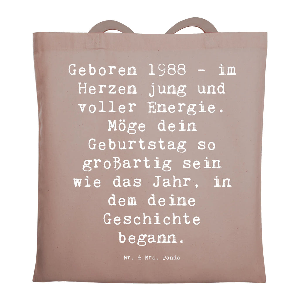 Tragetasche Spruch 1988 Geburtstag Beuteltasche, Beutel, Einkaufstasche, Jutebeutel, Stoffbeutel, Tasche, Shopper, Umhängetasche, Strandtasche, Schultertasche, Stofftasche, Tragetasche, Badetasche, Jutetasche, Einkaufstüte, Laptoptasche, Geburtstag, Geburtstagsgeschenk, Geschenk