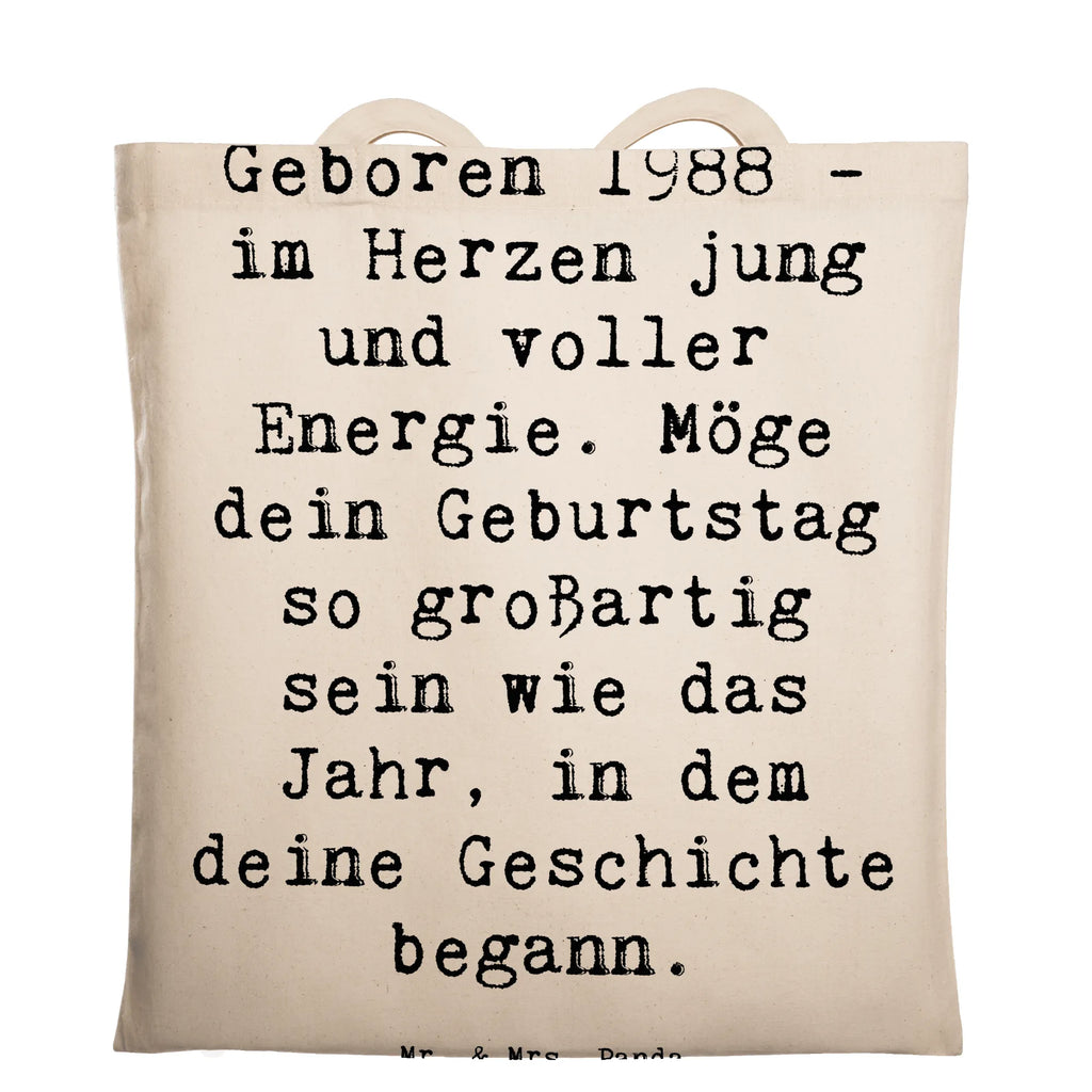 Tragetasche Spruch 1988 Geburtstag Beuteltasche, Beutel, Einkaufstasche, Jutebeutel, Stoffbeutel, Tasche, Shopper, Umhängetasche, Strandtasche, Schultertasche, Stofftasche, Tragetasche, Badetasche, Jutetasche, Einkaufstüte, Laptoptasche, Geburtstag, Geburtstagsgeschenk, Geschenk