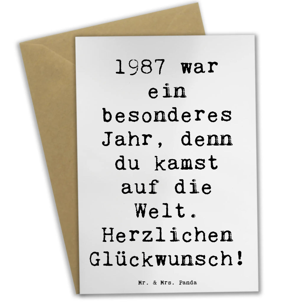 Grußkarte Spruch 1987 Geburtstag Grußkarte, Klappkarte, Einladungskarte, Glückwunschkarte, Hochzeitskarte, Geburtstagskarte, Karte, Ansichtskarten, Geburtstag, Geburtstagsgeschenk, Geschenk