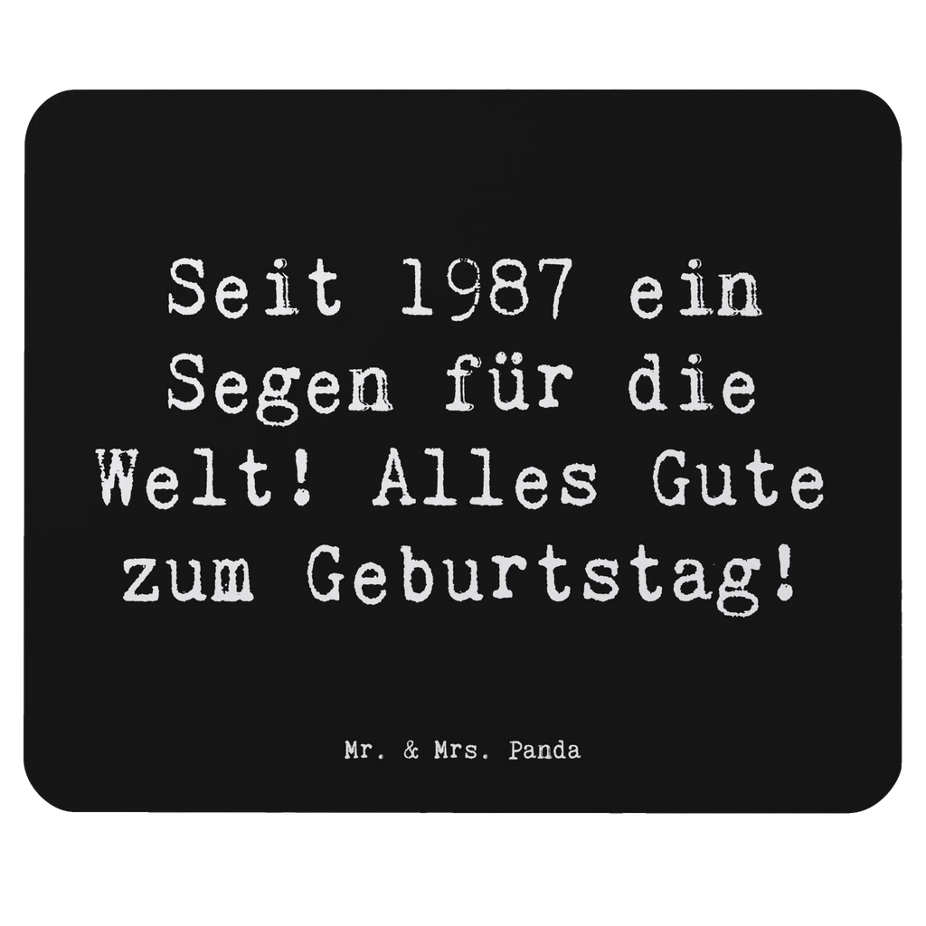 Mauspad Spruch 1987 Geburtstag Mousepad, Computer zubehör, Büroausstattung, PC Zubehör, Arbeitszimmer, Mauspad, Einzigartiges Mauspad, Designer Mauspad, Mausunterlage, Mauspad Büro, Geburtstag, Geburtstagsgeschenk, Geschenk