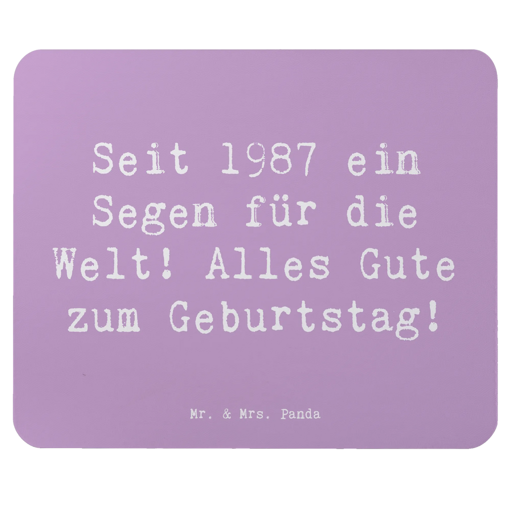 Mauspad Spruch 1987 Geburtstag Mousepad, Computer zubehör, Büroausstattung, PC Zubehör, Arbeitszimmer, Mauspad, Einzigartiges Mauspad, Designer Mauspad, Mausunterlage, Mauspad Büro, Geburtstag, Geburtstagsgeschenk, Geschenk