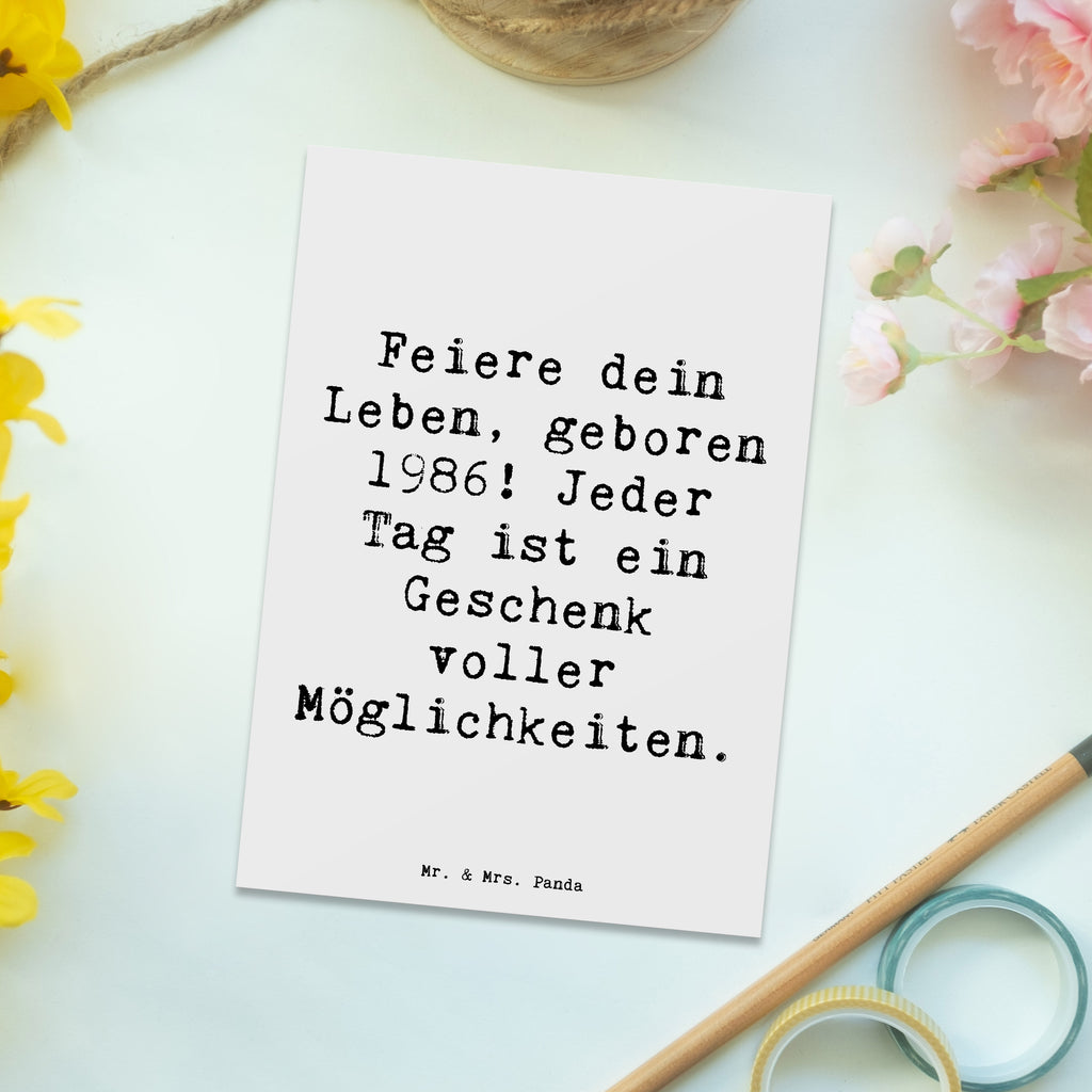 Postkarte Spruch 1986 Geburtstag Postkarte, Karte, Geschenkkarte, Grußkarte, Einladung, Ansichtskarte, Geburtstagskarte, Einladungskarte, Dankeskarte, Ansichtskarten, Einladung Geburtstag, Einladungskarten Geburtstag, Geburtstag, Geburtstagsgeschenk, Geschenk