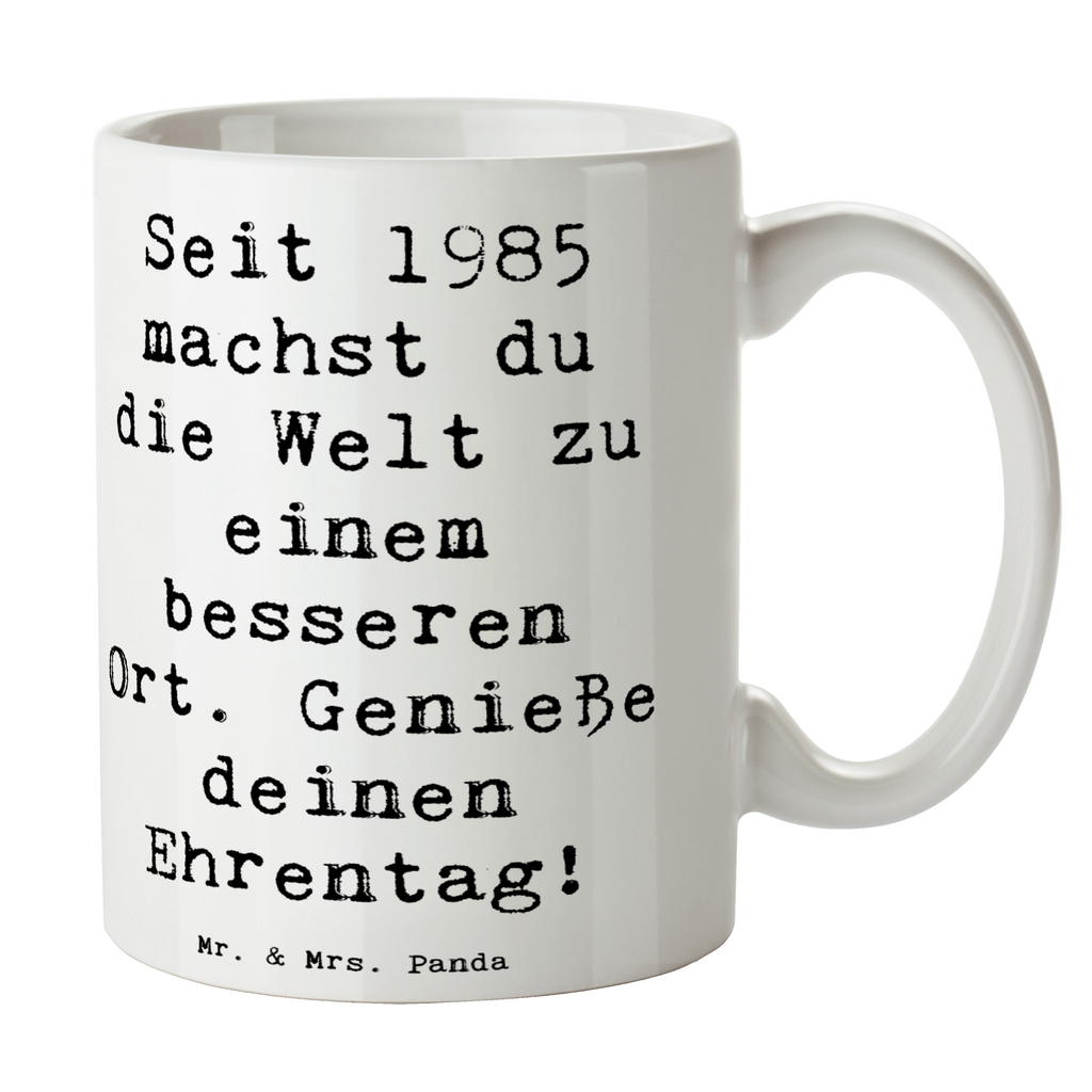 Tasse Spruch 1985 Geburtstag Tasse, Kaffeetasse, Teetasse, Becher, Kaffeebecher, Teebecher, Keramiktasse, Porzellantasse, Büro Tasse, Geschenk Tasse, Tasse Sprüche, Tasse Motive, Kaffeetassen, Tasse bedrucken, Designer Tasse, Cappuccino Tassen, Schöne Teetassen, Geburtstag, Geburtstagsgeschenk, Geschenk