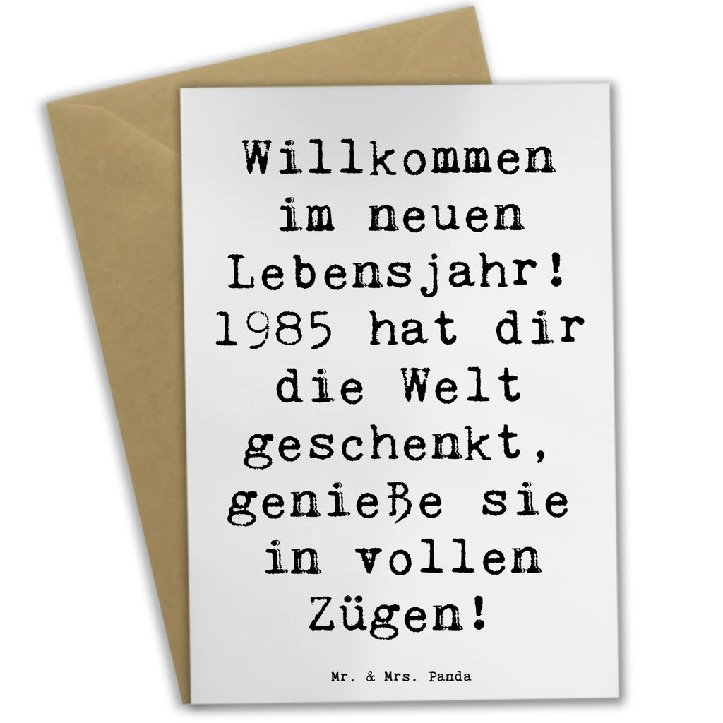 Grußkarte Spruch 1985 Geburtstag Grußkarte, Klappkarte, Einladungskarte, Glückwunschkarte, Hochzeitskarte, Geburtstagskarte, Karte, Ansichtskarten, Geburtstag, Geburtstagsgeschenk, Geschenk