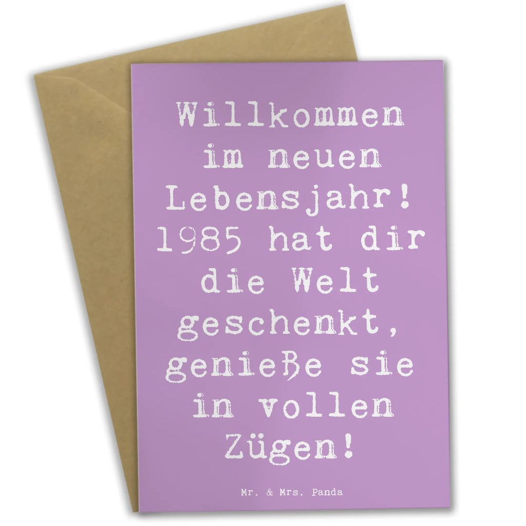 Grußkarte Spruch 1985 Geburtstag Grußkarte, Klappkarte, Einladungskarte, Glückwunschkarte, Hochzeitskarte, Geburtstagskarte, Karte, Ansichtskarten, Geburtstag, Geburtstagsgeschenk, Geschenk