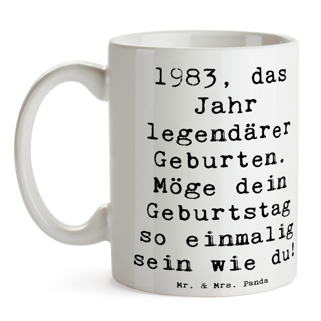 Tasse Spruch 1983 Geburtstag Tasse, Kaffeetasse, Teetasse, Becher, Kaffeebecher, Teebecher, Keramiktasse, Porzellantasse, Büro Tasse, Geschenk Tasse, Tasse Sprüche, Tasse Motive, Kaffeetassen, Tasse bedrucken, Designer Tasse, Cappuccino Tassen, Schöne Teetassen, Geburtstag, Geburtstagsgeschenk, Geschenk