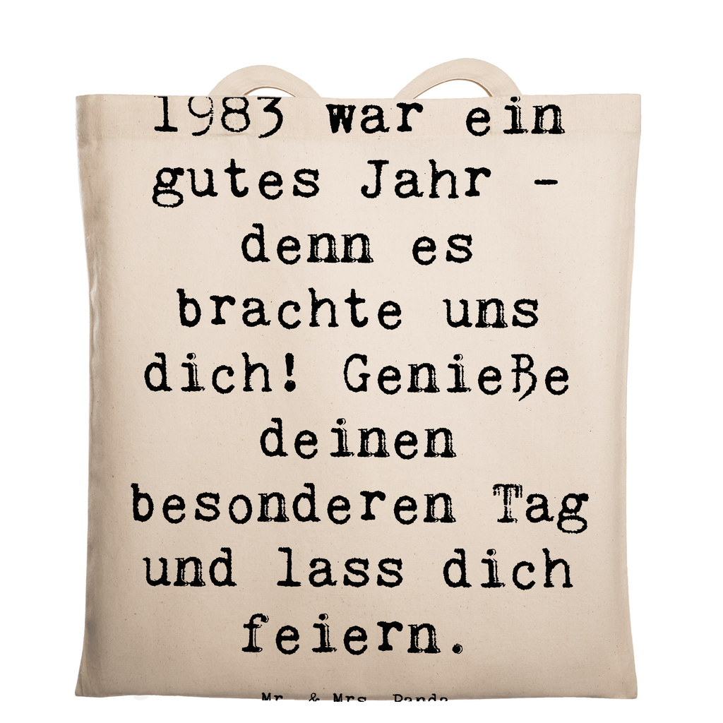 Tragetasche Spruch 1983 Geburtstag Beuteltasche, Beutel, Einkaufstasche, Jutebeutel, Stoffbeutel, Tasche, Shopper, Umhängetasche, Strandtasche, Schultertasche, Stofftasche, Tragetasche, Badetasche, Jutetasche, Einkaufstüte, Laptoptasche, Geburtstag, Geburtstagsgeschenk, Geschenk