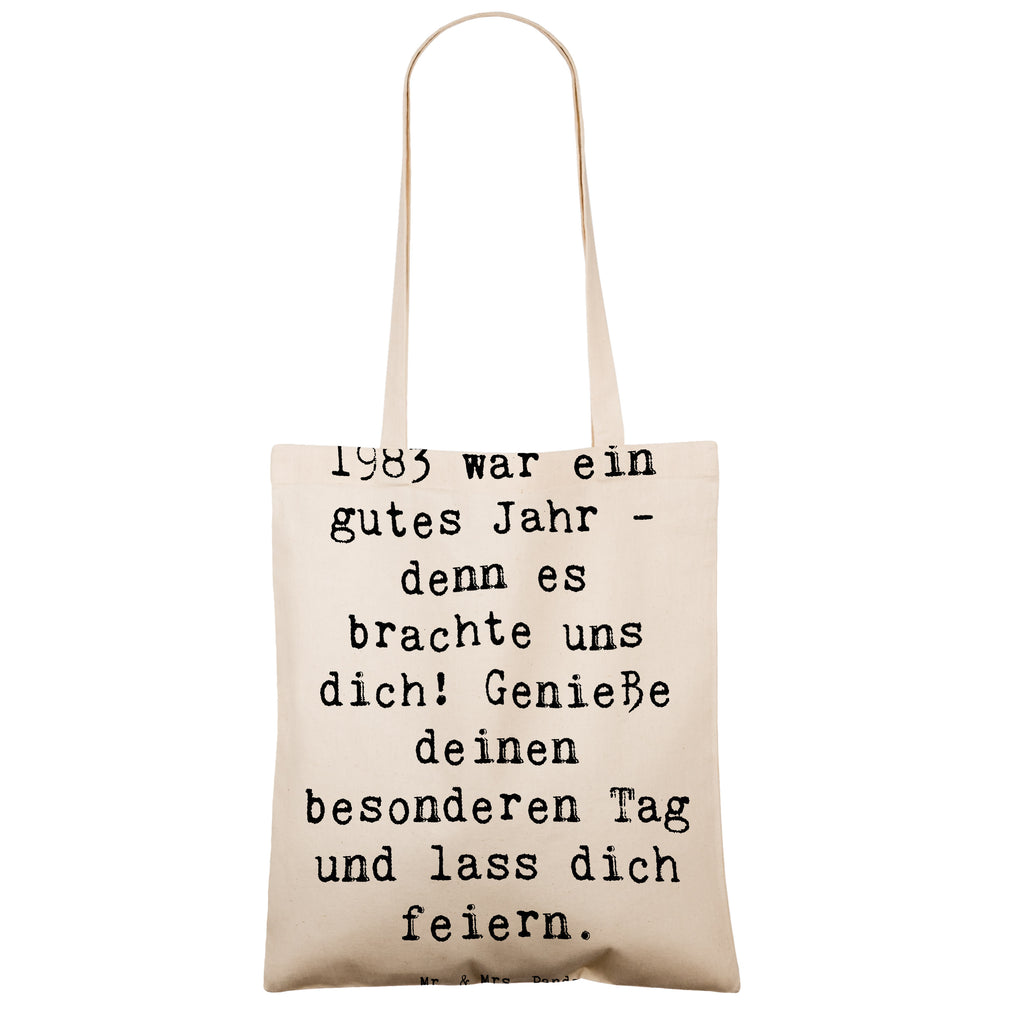 Tragetasche Spruch 1983 Geburtstag Beuteltasche, Beutel, Einkaufstasche, Jutebeutel, Stoffbeutel, Tasche, Shopper, Umhängetasche, Strandtasche, Schultertasche, Stofftasche, Tragetasche, Badetasche, Jutetasche, Einkaufstüte, Laptoptasche, Geburtstag, Geburtstagsgeschenk, Geschenk