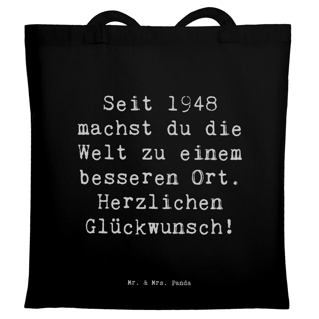 Tragetasche Spruch 1948 Geburtstag Beuteltasche, Beutel, Einkaufstasche, Jutebeutel, Stoffbeutel, Tasche, Shopper, Umhängetasche, Strandtasche, Schultertasche, Stofftasche, Tragetasche, Badetasche, Jutetasche, Einkaufstüte, Laptoptasche, Geburtstag, Geburtstagsgeschenk, Geschenk