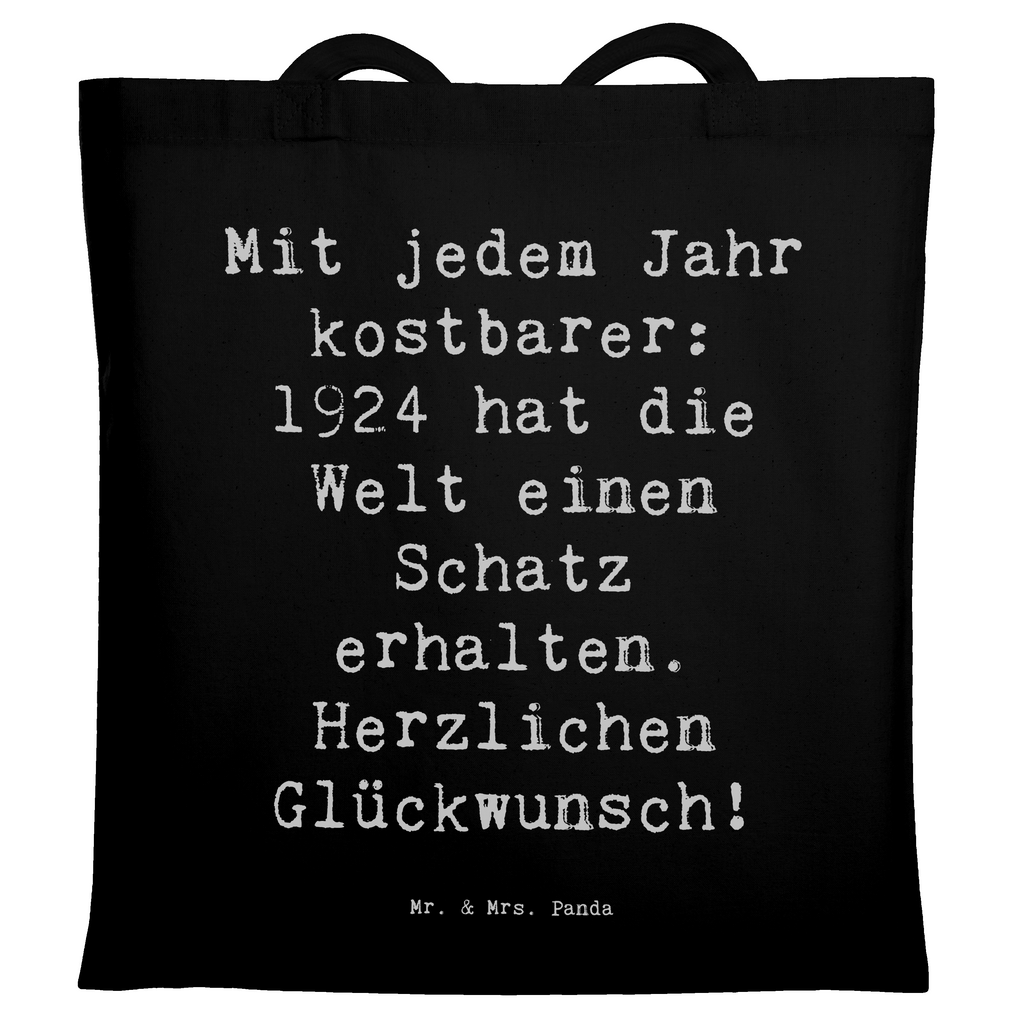 Tragetasche Spruch 1924 Geburtstag Beuteltasche, Beutel, Einkaufstasche, Jutebeutel, Stoffbeutel, Tasche, Shopper, Umhängetasche, Strandtasche, Schultertasche, Stofftasche, Tragetasche, Badetasche, Jutetasche, Einkaufstüte, Laptoptasche, Geburtstag, Geburtstagsgeschenk, Geschenk