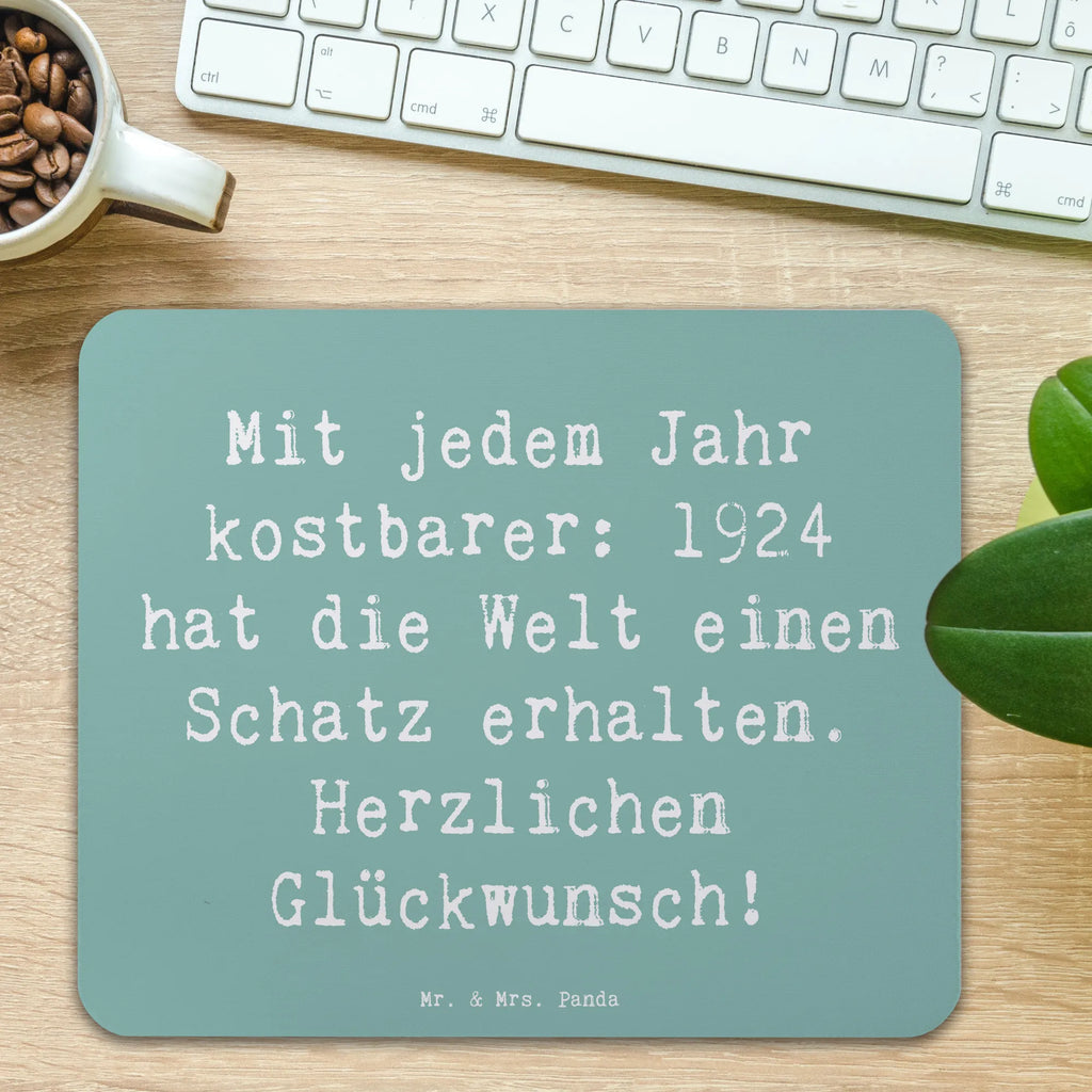 Mauspad Spruch 1924 Geburtstag Mousepad, Computer zubehör, Büroausstattung, PC Zubehör, Arbeitszimmer, Mauspad, Einzigartiges Mauspad, Designer Mauspad, Mausunterlage, Mauspad Büro, Geburtstag, Geburtstagsgeschenk, Geschenk