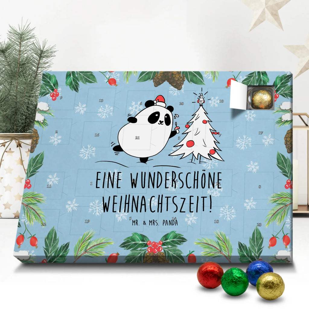 Schoko Adventskalender Panda Weihnachtszeit Adventskalender, Schokoladen Adventskalender, Schoko Adventskalender