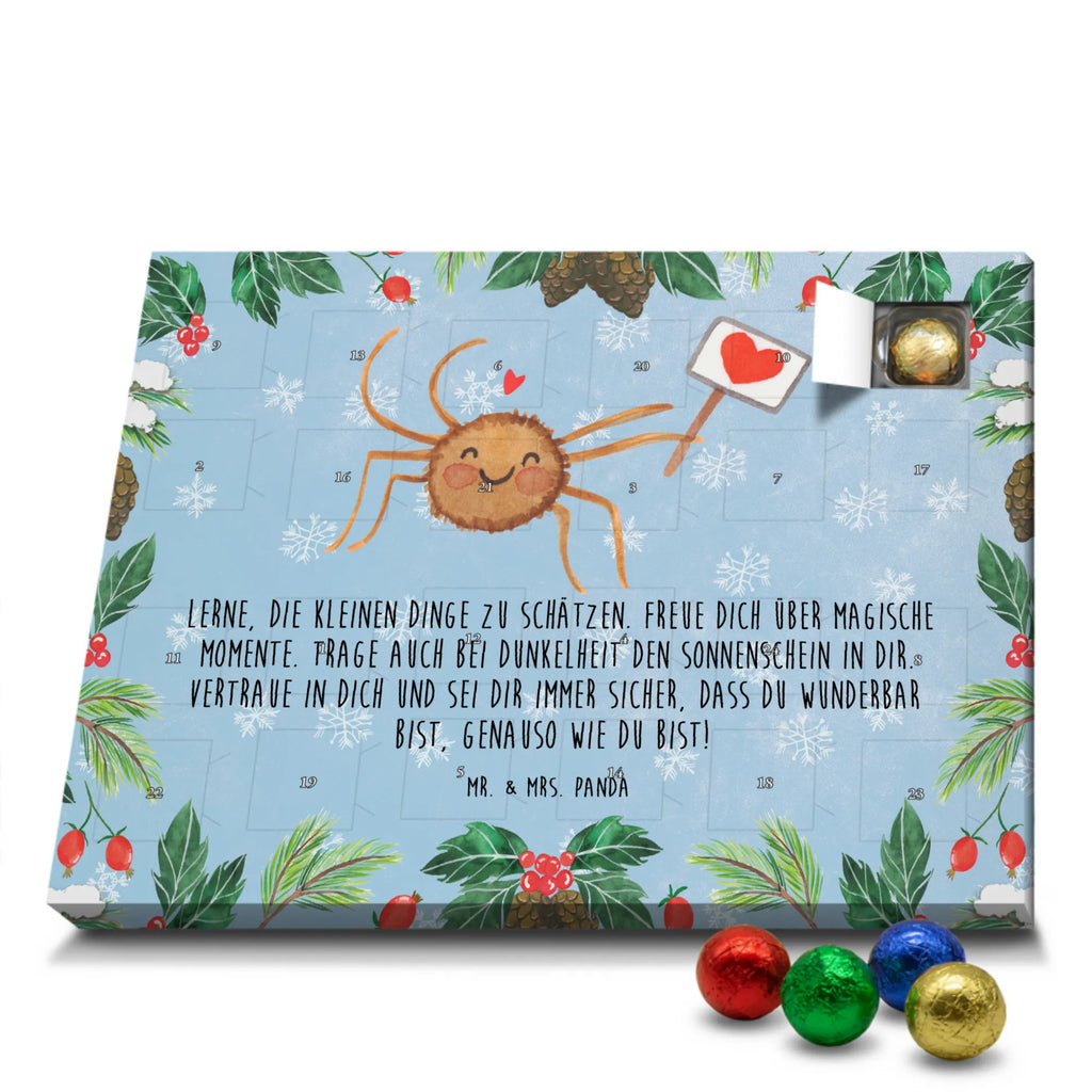 Schoko Adventskalender Spinne Agathe Motivation Adventskalender, Schokoladen Adventskalender, Schoko Adventskalender, Spinne Agathe, Spinne, Agathe, Videos, Merchandise, Motivation, Glück, Liebe, Vertrauen, Dankeschön