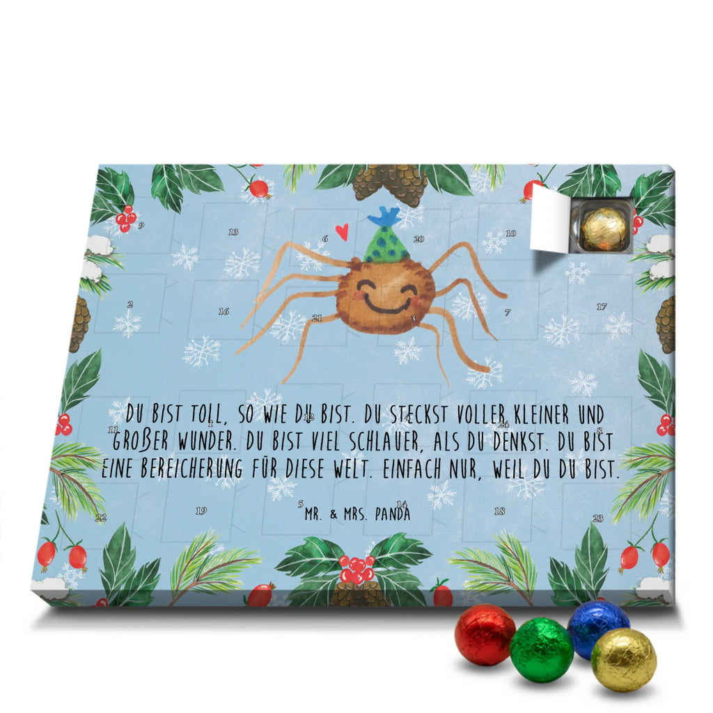 Schoko Adventskalender Spinne Agathe Party Adventskalender, Schokoladen Adventskalender, Schoko Adventskalender, Spinne Agathe, Spinne, Agathe, Videos, Merchandise, Selbstliebe, Wunder, Motivation, Glück