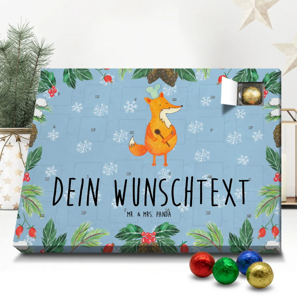 Personalisierter Schoko Adventskalender Fuchs Koch Personalisierter Adventskalender, Adventskalender mit Namen, Fuchs, Füchse, Koch Geschenk, Küche Spruch, Küche Deko, Köche, Bäcker, Party Spruch, Spruch lustig, witzig