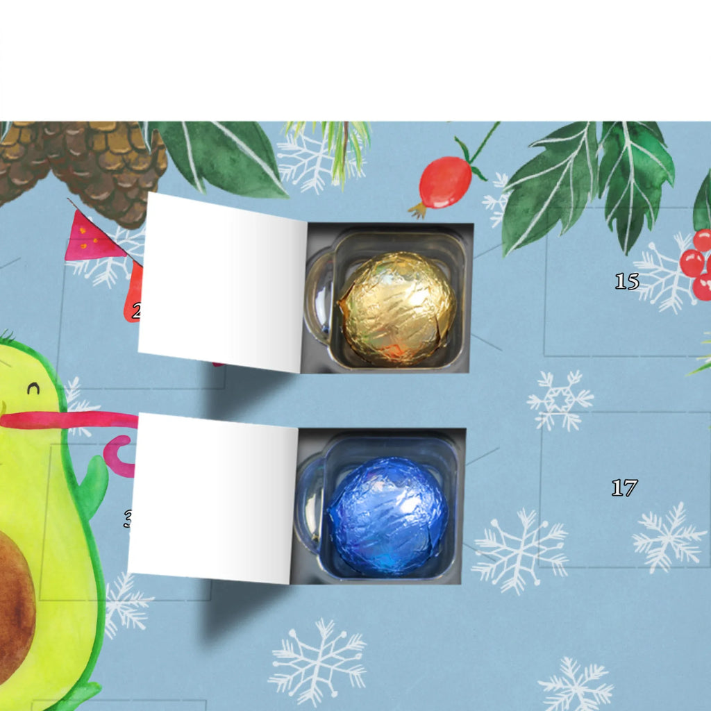 Personalisierter Schoko Adventskalender Avocado Geburtstag Personalisierter Adventskalender, Adventskalender mit Namen, Avocado, Veggie, Vegan, Gesund