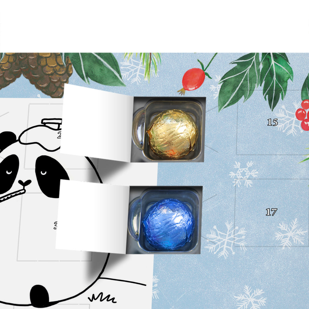 Personalisierter Schoko Adventskalender Panda Gute Besserung Personalisierter Adventskalender, Adventskalender mit Namen