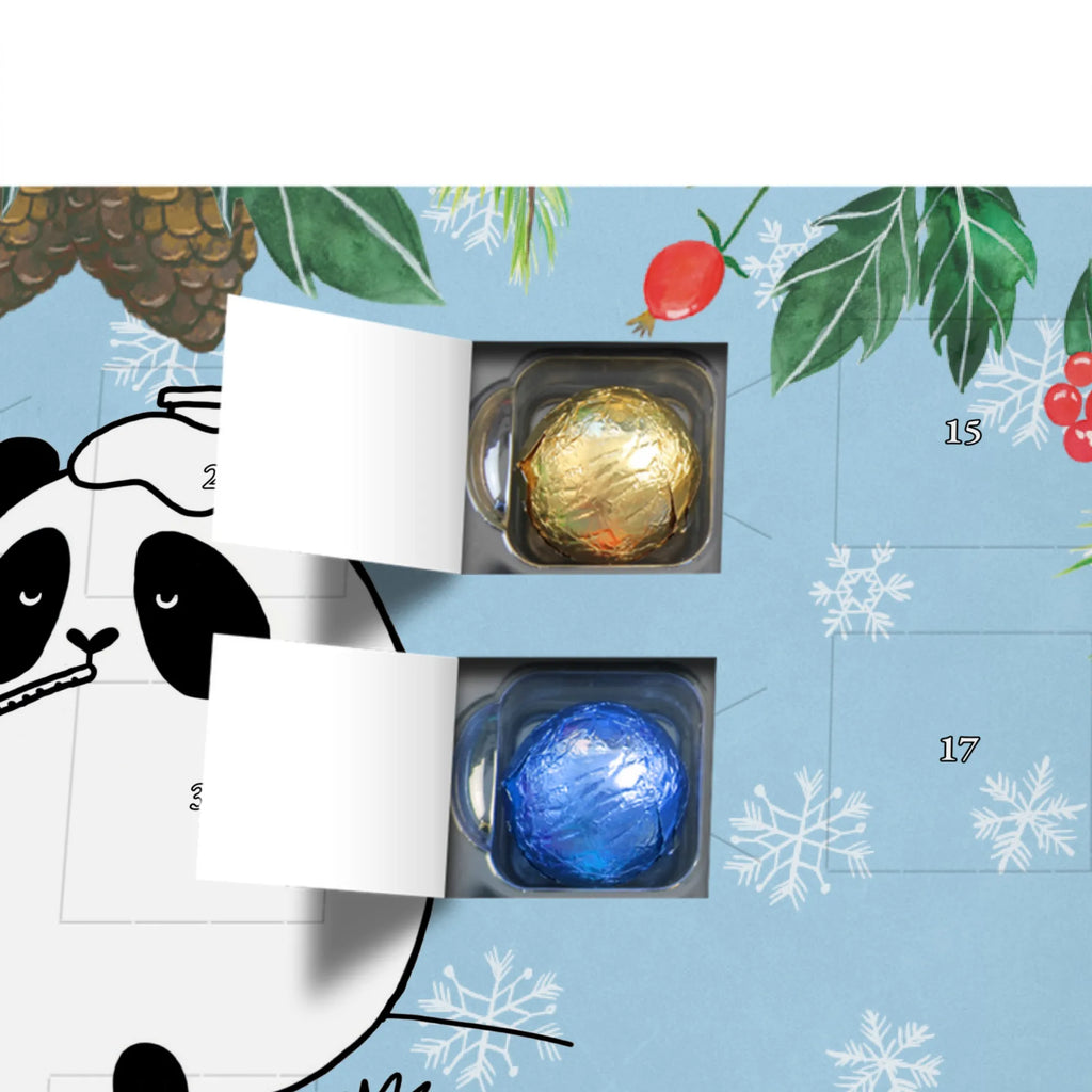 Personalisierter Schoko Adventskalender Panda Gute Besserung Personalisierter Adventskalender, Adventskalender mit Namen