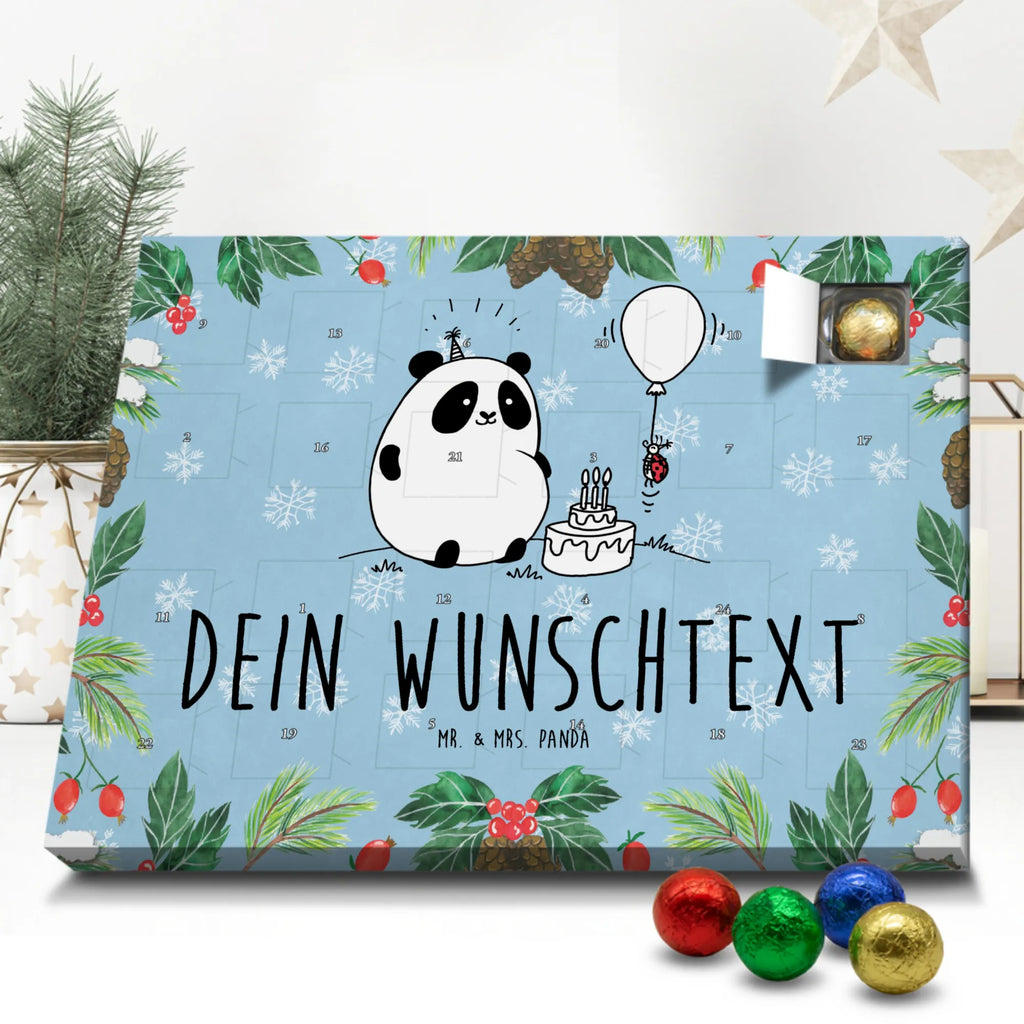 Personalisierter Schoko Adventskalender Panda Geburtstag Personalisierter Adventskalender, Adventskalender mit Namen