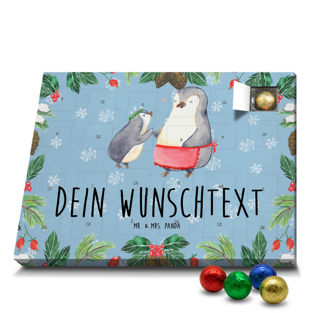 Personalisierter Schoko Adventskalender Pinguin mit Kind Personalisierter Adventskalender, Adventskalender mit Namen, Familie, Vatertag, Muttertag, Bruder, Schwester, Mama, Papa, Oma, Opa, Geschenk, Mami, Mutti, Mutter, Geburststag