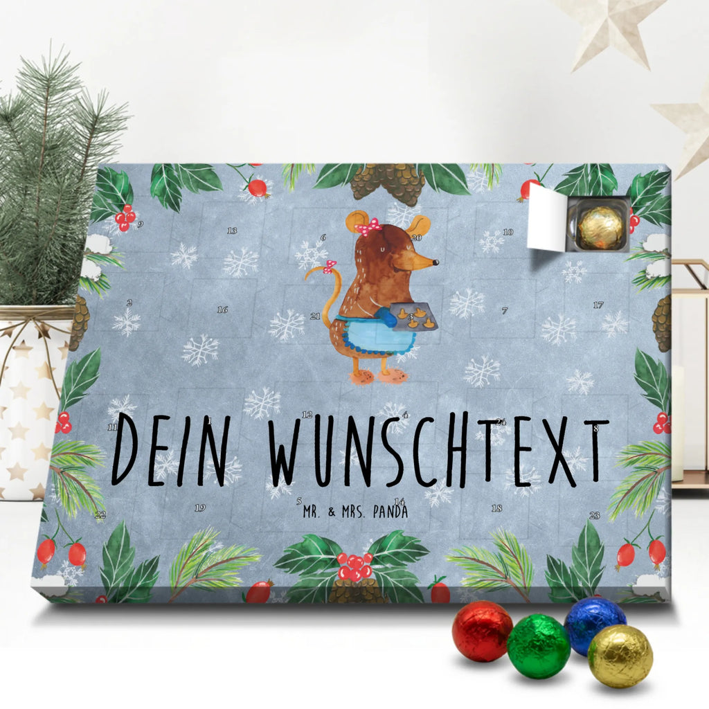 Personalisierter Schoko Adventskalender Maus Kekse Personalisierter Adventskalender, Adventskalender mit Namen, Winter, Weihnachten, Weihnachtsdeko, Nikolaus, Advent, Heiligabend, Wintermotiv, Maus, Kekse, backen, Weihnachtskekse, Plätzchen, Weihnachtsbäckerei, Chaosqueen