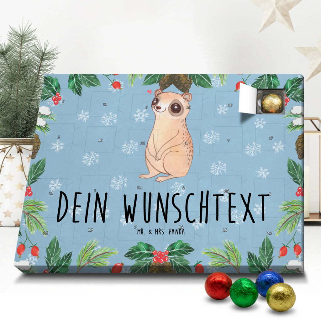 Personalisierter Schoko Adventskalender Plumplori Glücklich Personalisierter Adventskalender, Adventskalender mit Namen, Tiermotive, Gute Laune, lustige Sprüche, Tiere, Plumplori, Niedlich, Glück