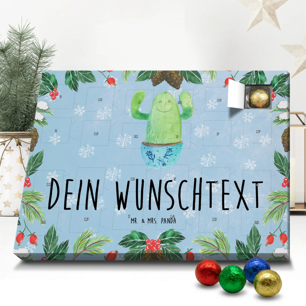 Personalisierter Schoko Adventskalender Kaktus Happy Personalisierter Adventskalender, Adventskalender mit Namen, Kaktus, Kakteen, Motivation, Spruch, lustig, Kindersicherung, Neustart, Büro, Büroalltag, Kollege, Kollegin, Freundin, Mutter, Familie, Ausbildung