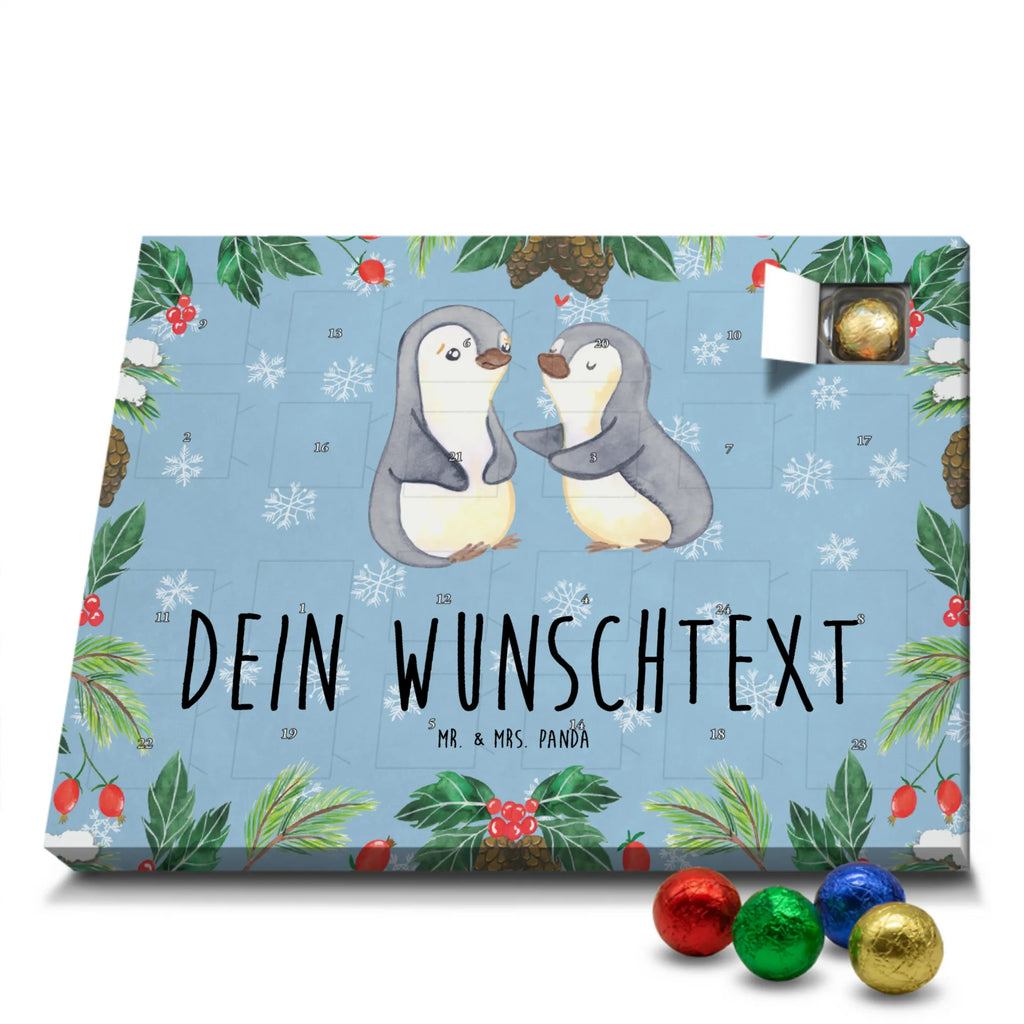 Personalisierter Schoko Adventskalender Pinguine trösten Personalisierter Adventskalender, Adventskalender mit Namen, Liebe, Partner, Freund, Freundin, Ehemann, Ehefrau, Heiraten, Verlobung, Heiratsantrag, Liebesgeschenk, Jahrestag, Hocheitstag, Valentinstag, Geschenk für Frauen, Hochzeitstag, Mitbringsel, Geschenk für Freundin, Geschenk für Partner, Liebesbeweis, für Männer, für Ehemann