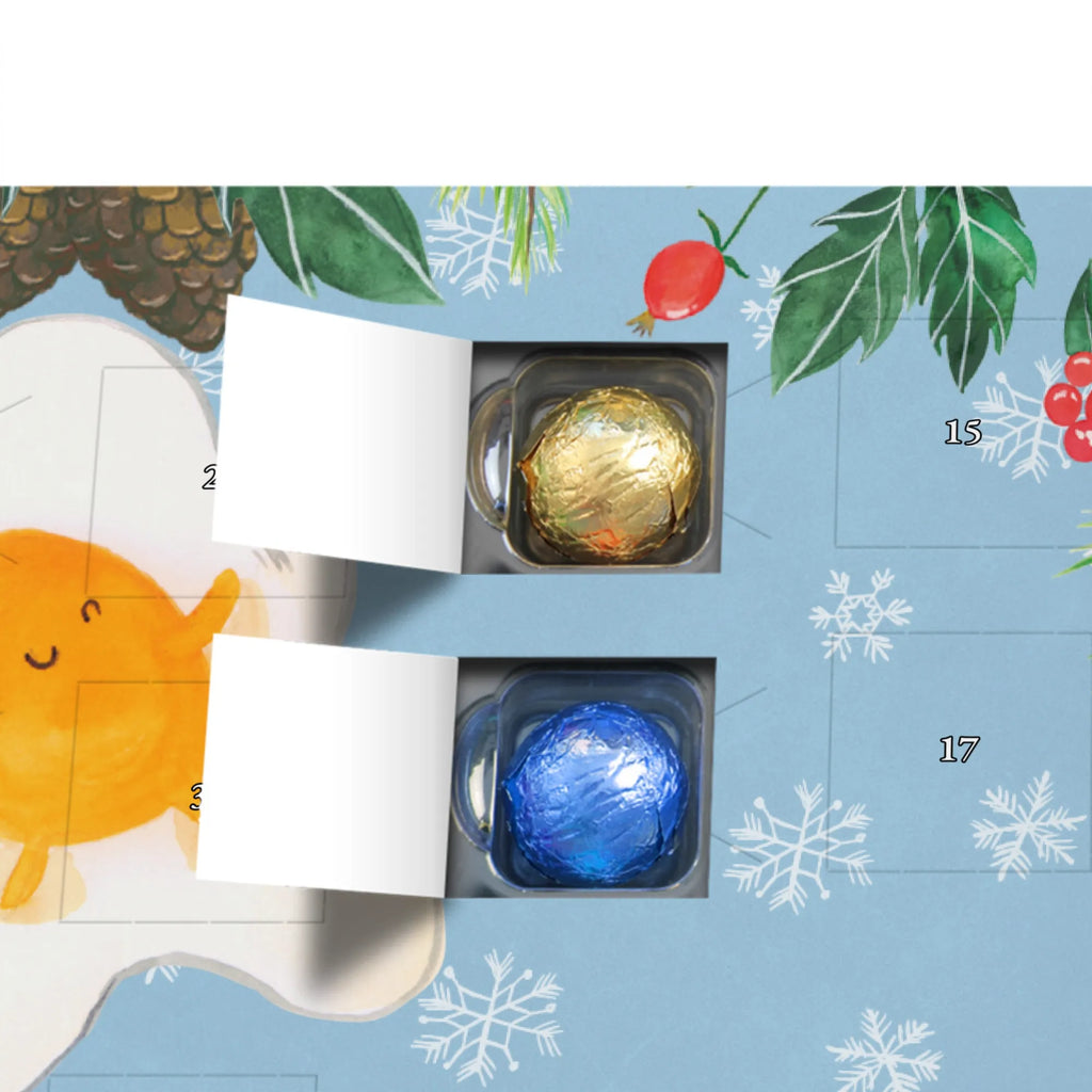 Personalisierter Schoko Adventskalender Spiegelei Ei Personalisierter Adventskalender, Adventskalender mit Namen, Tiermotive, Gute Laune, lustige Sprüche, Tiere, Ei, Spiegelei, Schön, Tag, Glücklich, Liebe