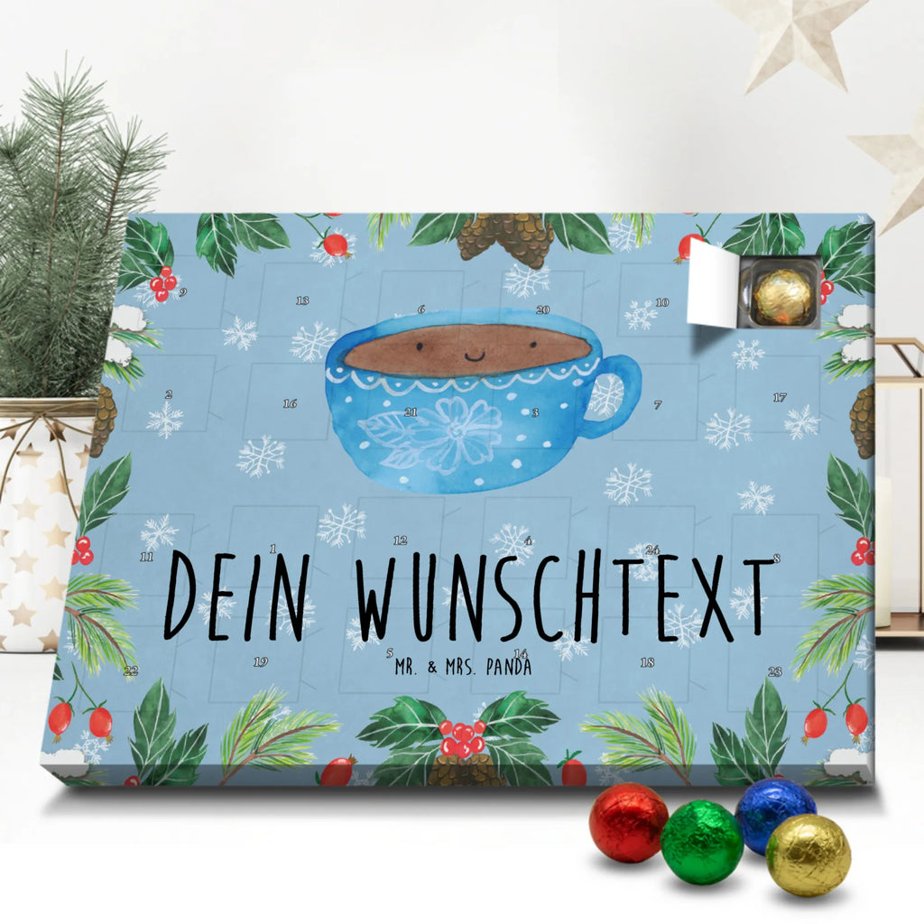 Personalisierter Schoko Adventskalender Kaffee Tasse Personalisierter Adventskalender, Adventskalender mit Namen, Tiermotive, Gute Laune, lustige Sprüche, Tiere, Kaffee, Tasse, Liebe, Geschmack, Genuss, Glücklich