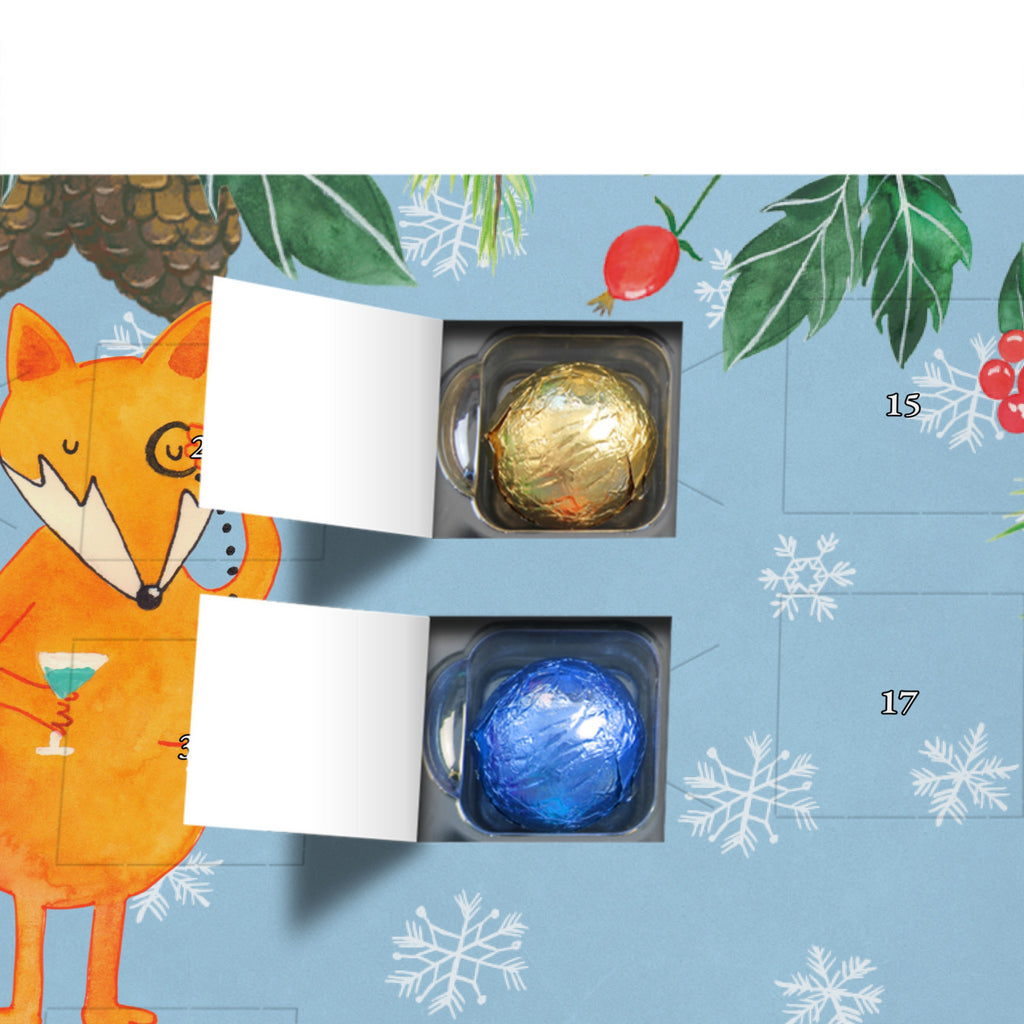 Personalisierter Schoko Adventskalender Fuchs Lord Personalisierter Adventskalender, Adventskalender mit Namen, Fuchs, Füchse, tröstende Worte, Spruch lustig, Liebeskummer Geschenk, Motivation Spruch, Problemlösung