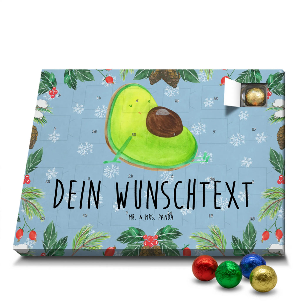 Personalisierter Schoko Adventskalender Avocado Schwangerschaft Personalisierter Adventskalender, Adventskalender mit Namen, Avocado, Veggie, Vegan, Gesund, schwanger, Schwangerschaft, Babyparty, Babyshower