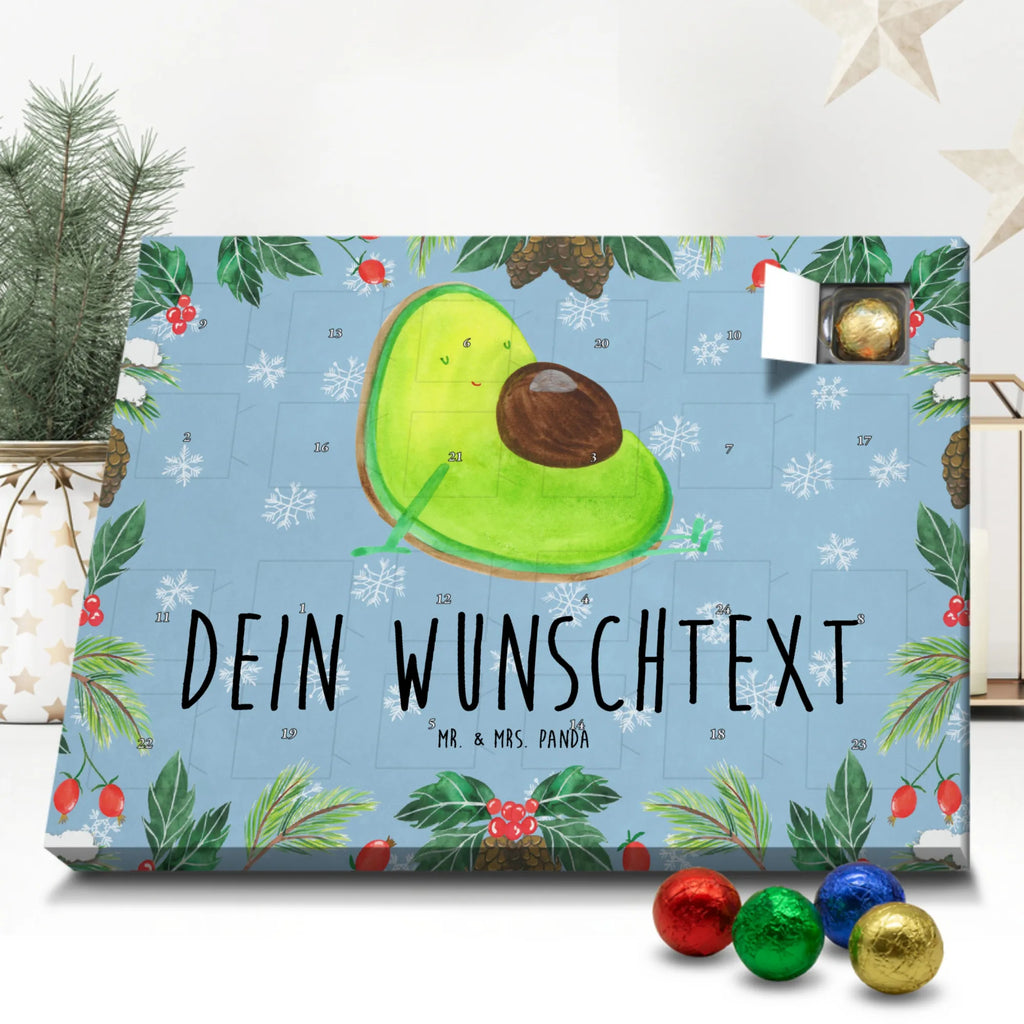 Personalisierter Schoko Adventskalender Avocado Schwangerschaft Personalisierter Adventskalender, Adventskalender mit Namen, Avocado, Veggie, Vegan, Gesund, schwanger, Schwangerschaft, Babyparty, Babyshower