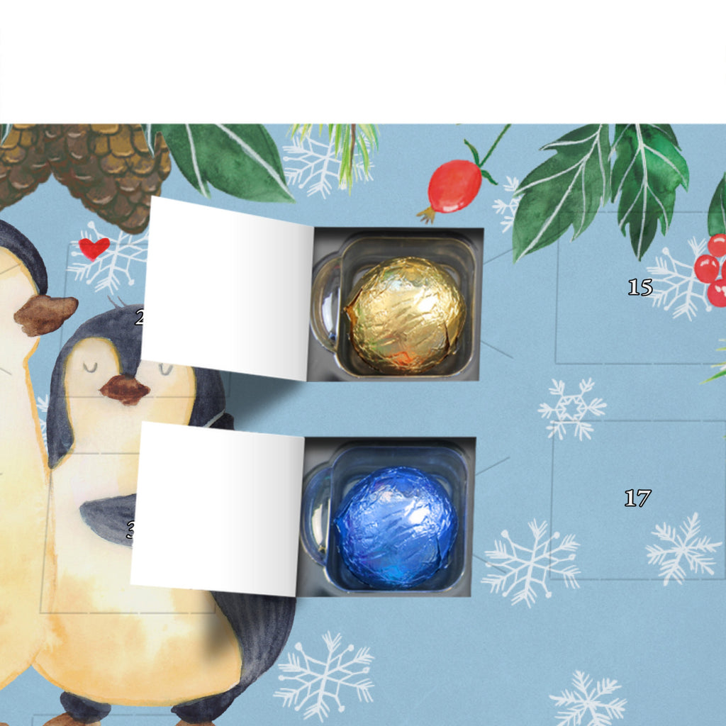 Personalisierter Schoko Adventskalender Pinguin umarmen Personalisierter Adventskalender, Adventskalender mit Namen, Pinguin, Liebe, Liebespaar, Liebesbeweis, Liebesgeschenk, Verlobung, Jahrestag, Hochzeitstag, Hochzeit, Hochzeitsgeschenk