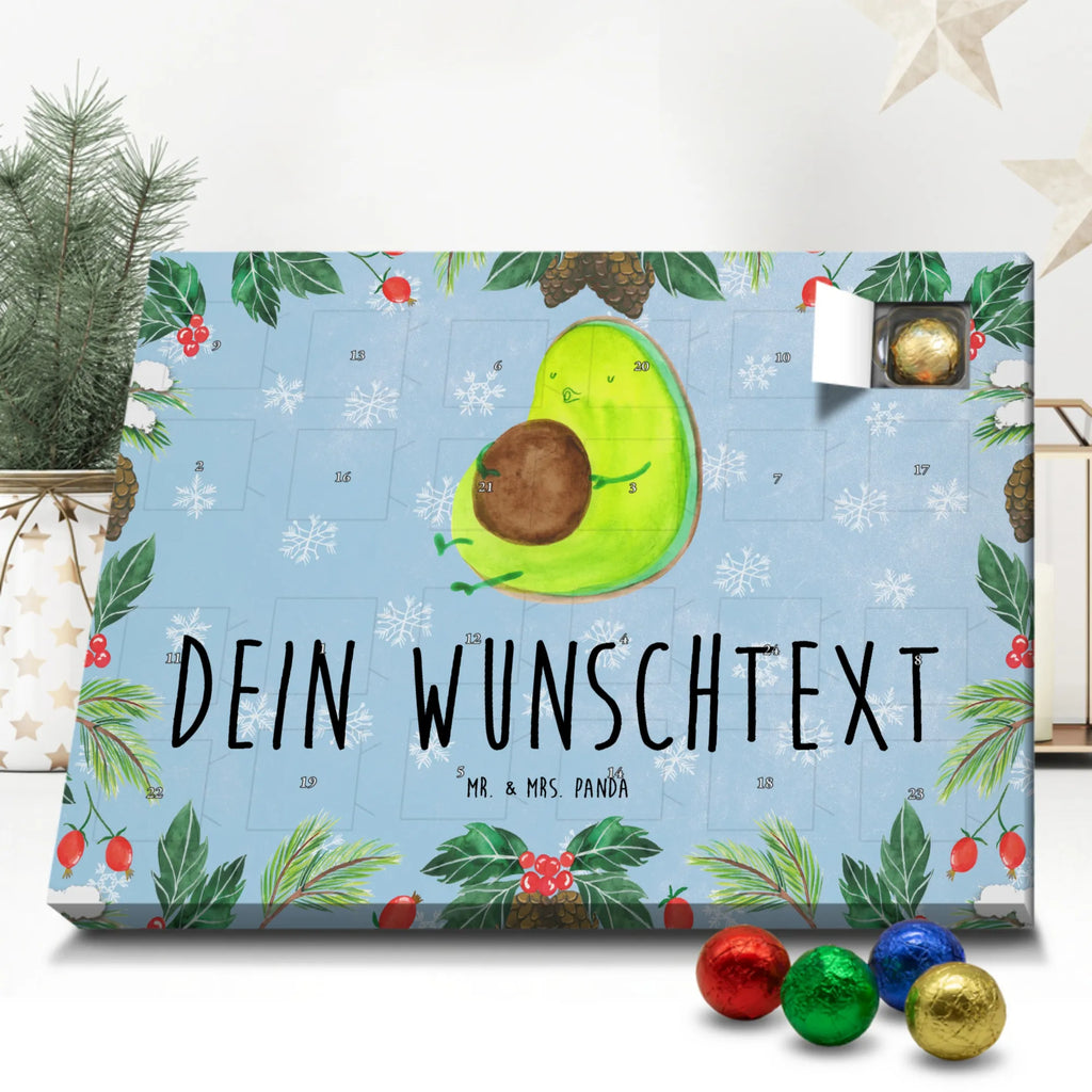 Personalisierter Schoko Adventskalender Avocado Pfeifen Personalisierter Adventskalender, Adventskalender mit Namen, Avocado, Veggie, Vegan, Gesund, Diät, Abnehmen, Ernährung, dick sein