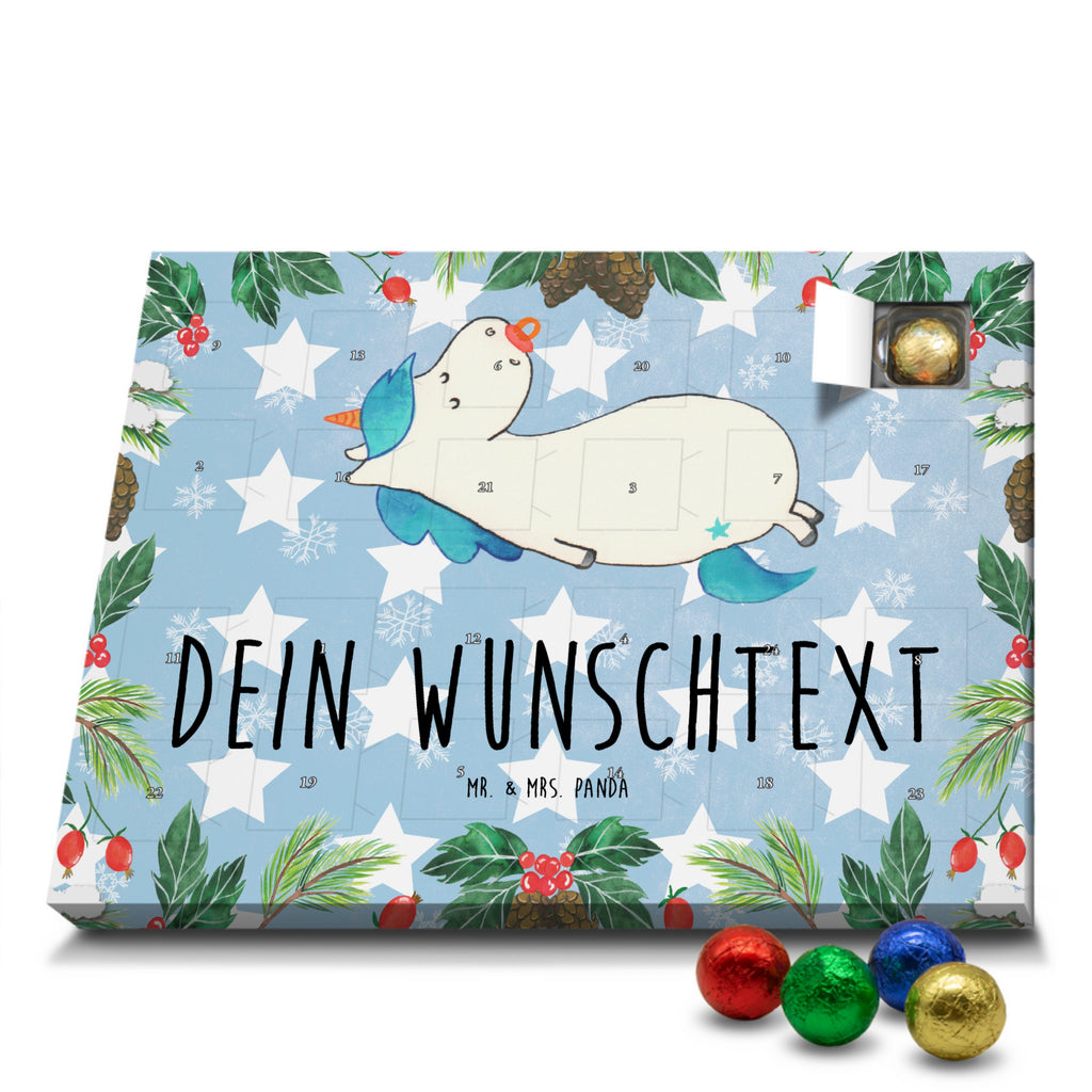 Personalisierter Schoko Adventskalender Einhorn Schnuller Personalisierter Adventskalender, Adventskalender mit Namen, Einhorn, Einhörner, Einhorn Deko, Pegasus, Unicorn, Baby, Kleinkind, Geburt, Geburtstag, Säugling, Schnuller, Geschenk Geburt, Mutter, Mama