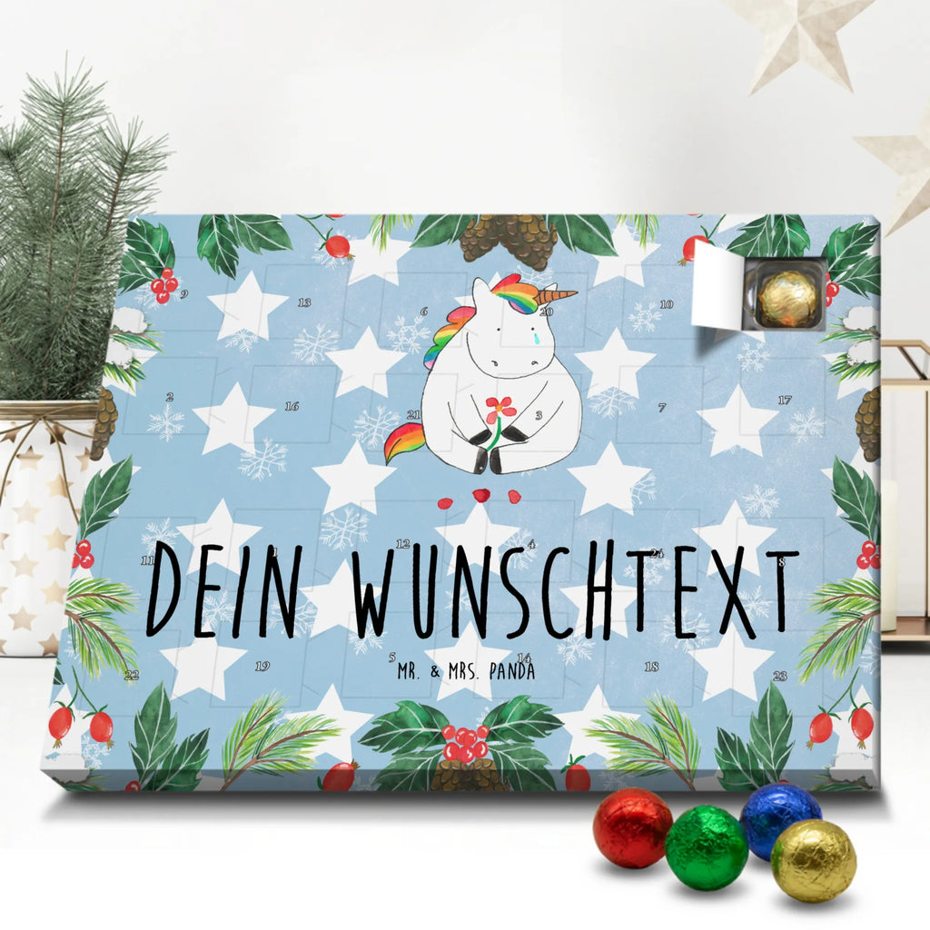 Personalisierter Schoko Adventskalender Einhorn Traurig Personalisierter Adventskalender, Adventskalender mit Namen, Einhorn, Einhörner, Einhorn Deko, Pegasus, Unicorn, Glitzer, Trösten. Freundschaft, Freunde, Liebe, Trauer, Grußkarte, Blume