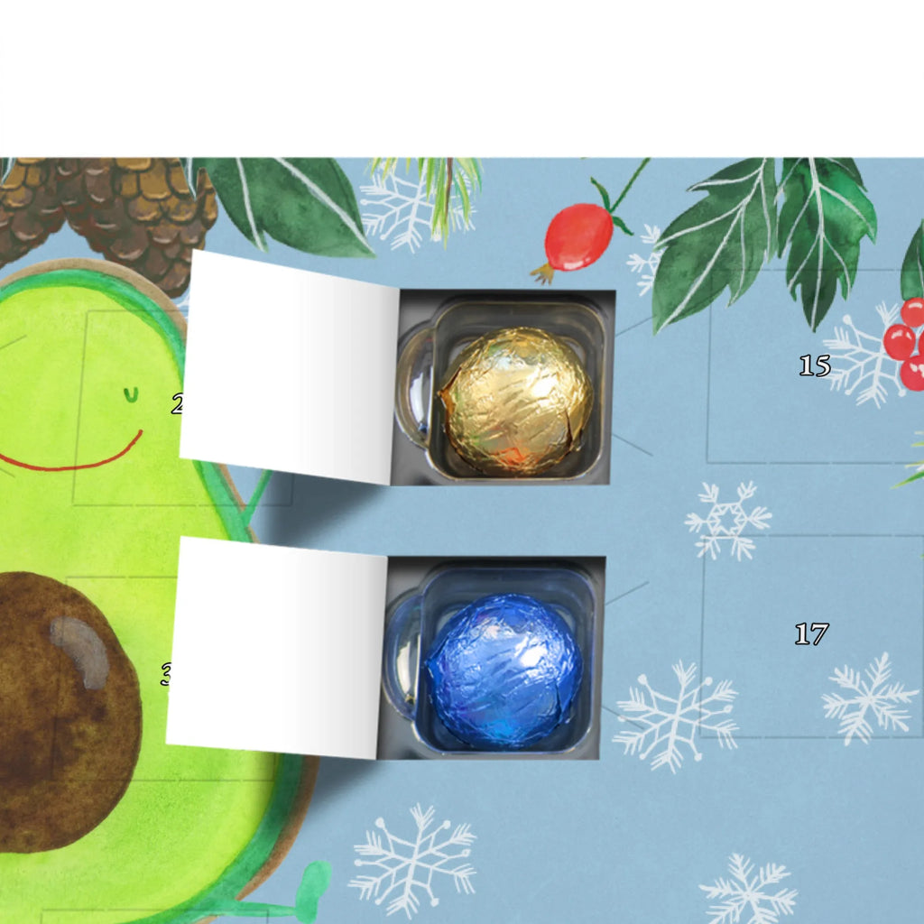 Personalisierter Schoko Adventskalender Avocado Glücklich Personalisierter Adventskalender, Adventskalender mit Namen, Avocado, Veggie, Vegan, Gesund, Chaos