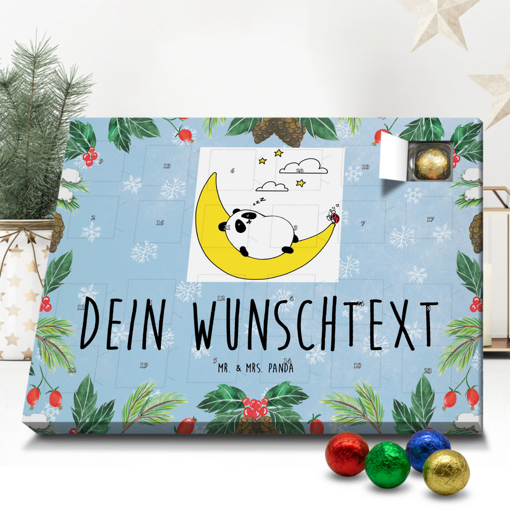 Personalisierter Schoko Adventskalender Panda Easy Personalisierter Adventskalender, Adventskalender mit Namen