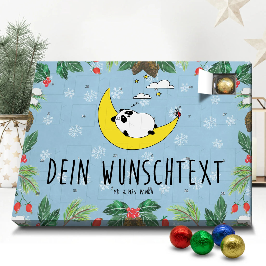 Personalisierter Schoko Adventskalender Panda Easy Personalisierter Adventskalender, Adventskalender mit Namen