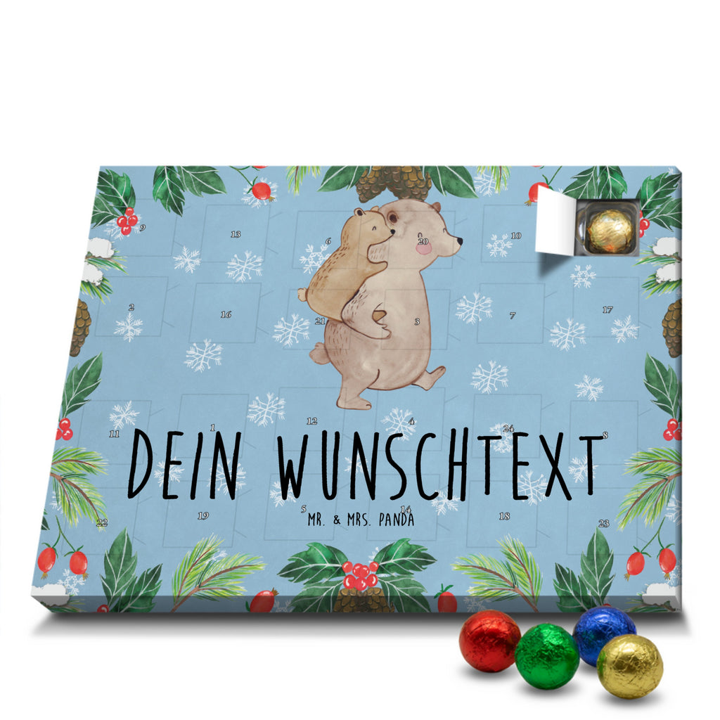 Personalisierter Schoko Adventskalender Papa Bär Personalisierter Adventskalender, Adventskalender mit Namen, Familie, Vatertag, Muttertag, Bruder, Schwester, Mama, Papa, Oma, Opa, Geschenk, Vater, Papi, Vati, Onkel, Geburtstag