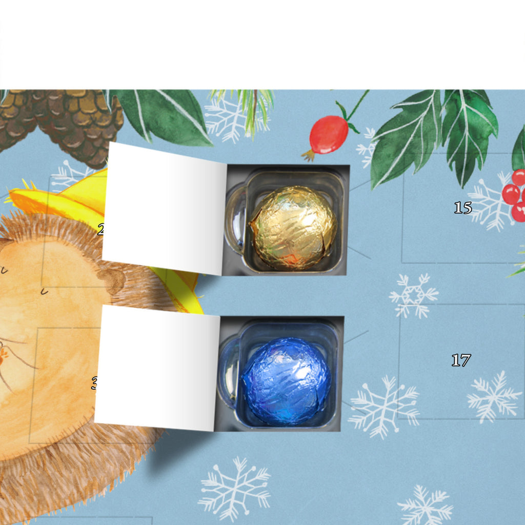 Personalisierter Schoko Adventskalender Igel Beten Personalisierter Adventskalender, Adventskalender mit Namen, Tiermotive, Gute Laune, lustige Sprüche, Tiere, Igel, Igel mit Hut, Sonnenhut, Gott, Amen, beten, Leben, Dankbarkeit, Dankbar sein, dankbar, genießen