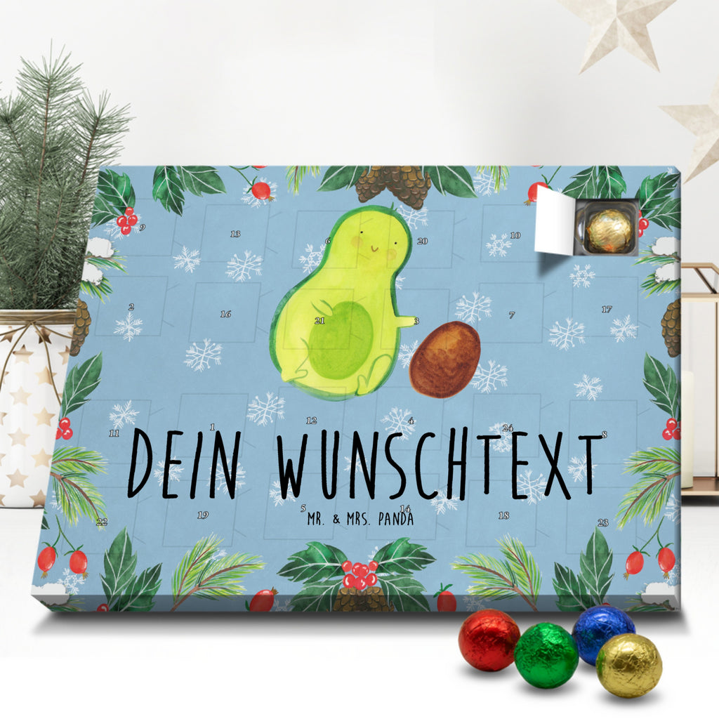 Personalisierter Schoko Adventskalender Avocado Kern rollt Personalisierter Adventskalender, Adventskalender mit Namen, Avocado, Veggie, Vegan, Gesund, Avocados, Schwanger, Geburt, Geburtstag, Säugling, Kind, erstes Kind, zur Geburt, Schwangerschaft, Babyparty, Baby, große Liebe, Liebe, Love