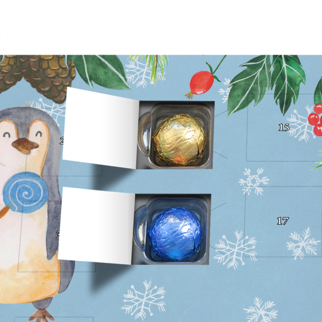 Personalisierter Schoko Adventskalender Pinguin Lolli Personalisierter Adventskalender, Adventskalender mit Namen, Pinguin, Pinguine, Lolli, Süßigkeiten, Blödsinn, Spruch, Rebell, Gauner, Ganove, Rabauke