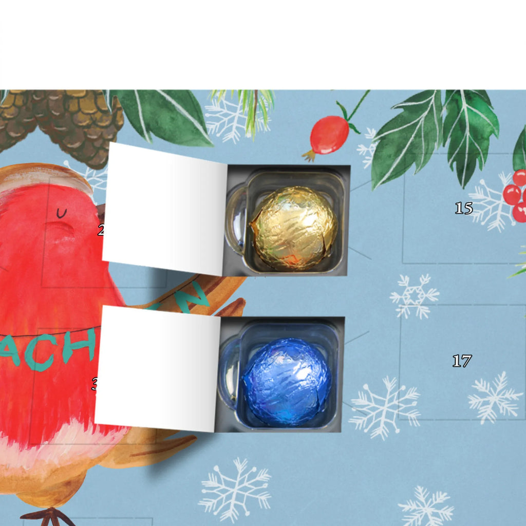 Personalisierter Schoko Adventskalender Rotkehlchen Weihnachten Personalisierter Adventskalender, Adventskalender mit Namen, Winter, Weihnachten, Weihnachtsdeko, Nikolaus, Advent, Heiligabend, Wintermotiv, Frohe Weihnachten, Weihnachtsmotiv, Weihnachtsgruß, Vogel, xmas