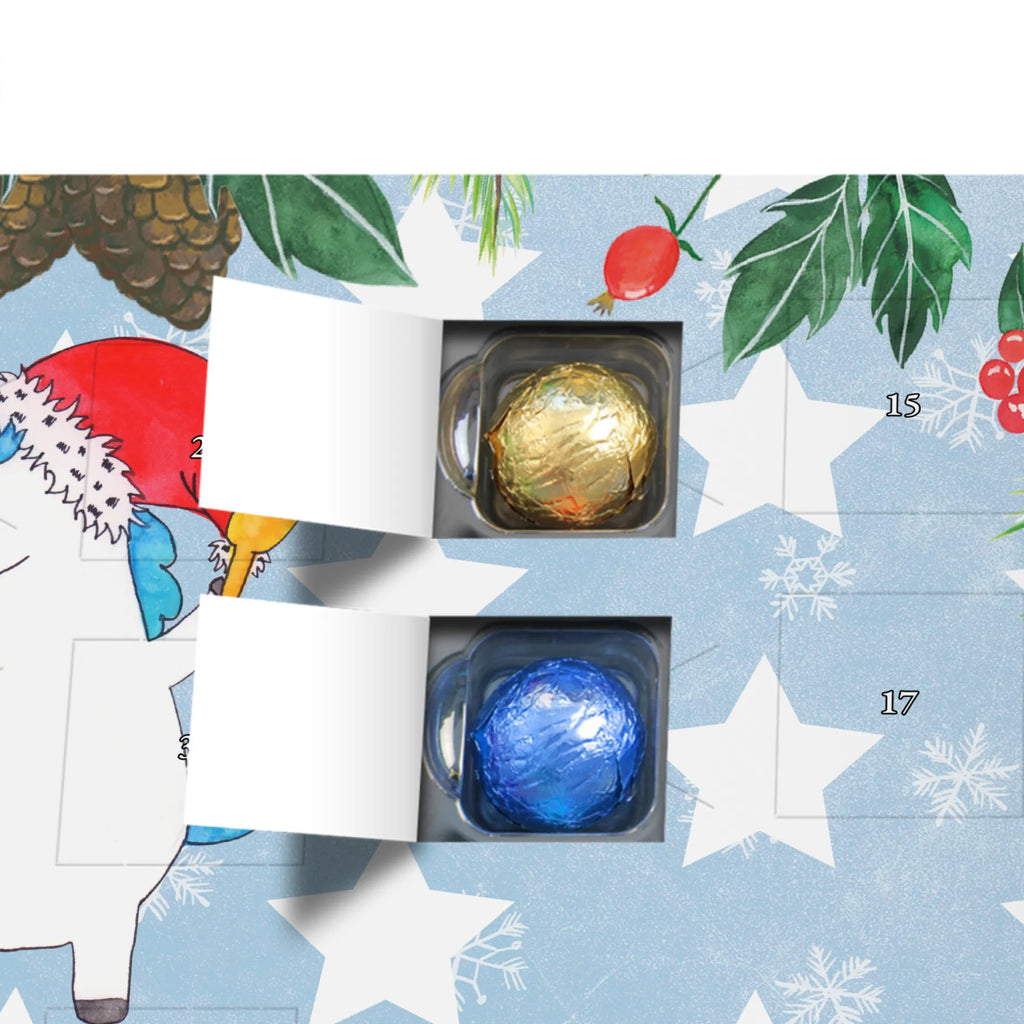 Personalisierter Schoko Adventskalender Einhorn Weihnachtsmann Personalisierter Adventskalender, Adventskalender mit Namen, Einhorn, Einhörner, Einhorn Deko, Pegasus, Unicorn, Gin, Schokolade, Schoki, Weihnachten, Weihnachtsmann, Nikolaus, Wunschzettel, Wunschliste, Feenstaub