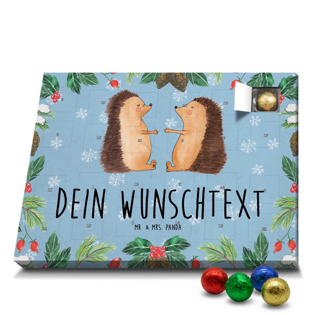 Personalisierter Schoko Adventskalender Igel Liebe Personalisierter Adventskalender, Adventskalender mit Namen, Liebe, Partner, Freund, Freundin, Ehemann, Ehefrau, Heiraten, Verlobung, Heiratsantrag, Liebesgeschenk, Jahrestag, Hocheitstag, Verliebt, Verlobt, Verheiratet, Geschenk, Liebesbeweis, Hochzeitstag, Hochzeit, Igel