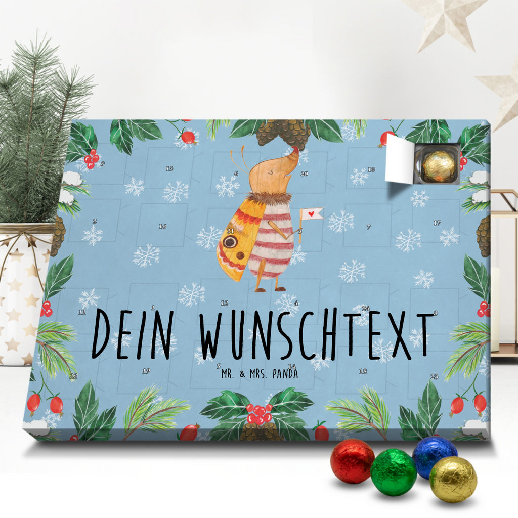 Personalisierter Schoko Adventskalender Nachtfalter Fähnchen Personalisierter Adventskalender, Adventskalender mit Namen, Tiermotive, Gute Laune, lustige Sprüche, Tiere, Nachtfalter, Käfer, Spruch lustig, Spruch witzig, süß, niedlich, Küche Deko, Was kostet die Welt